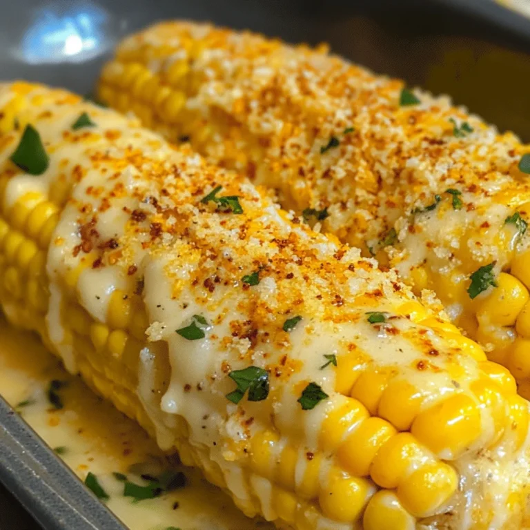 Garlic Parmesan Corn on the Cob