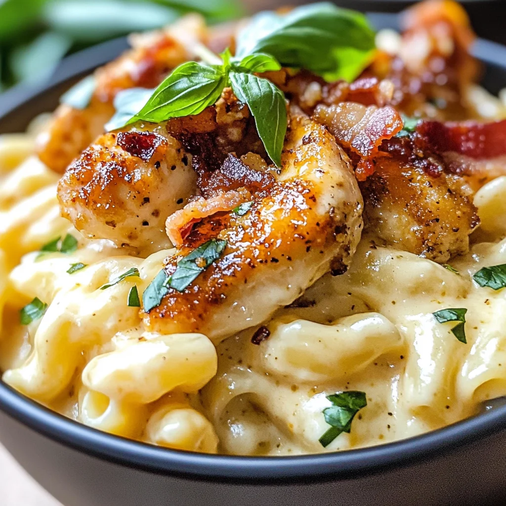 Honey Pepper Chicken Mac and Cheese