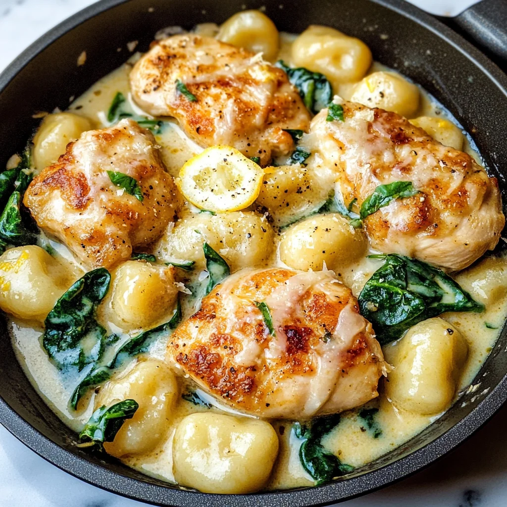 Lemon Chicken Gnocchi