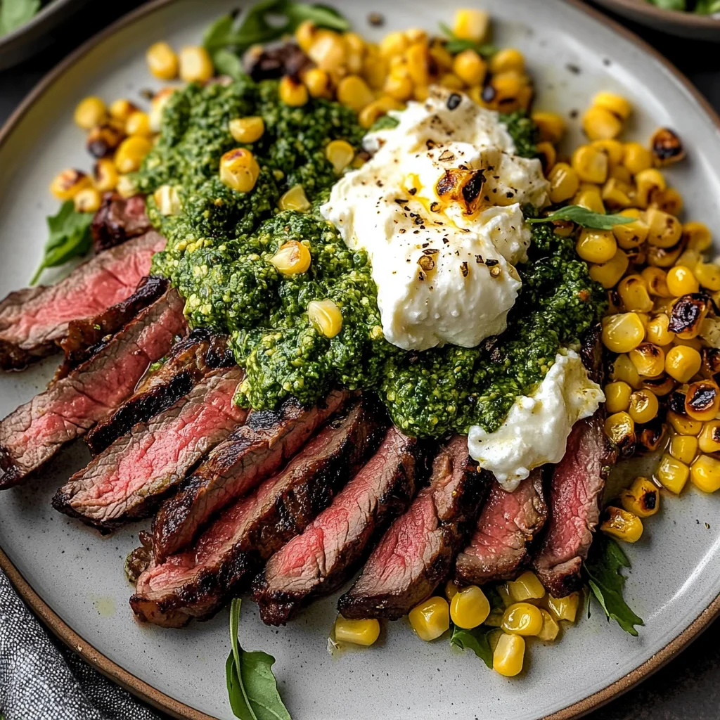 Pesto Steak