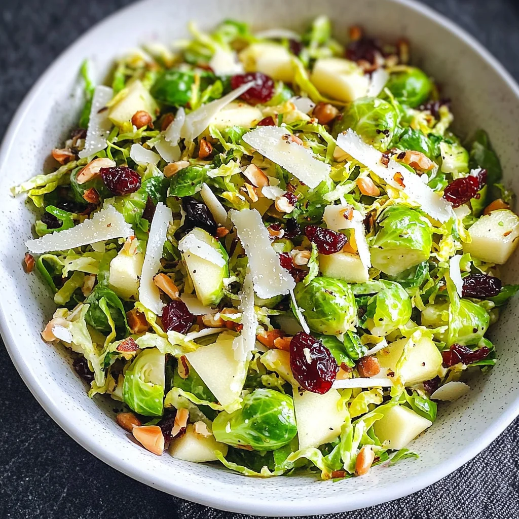 Shaved Brussels Sprouts Salad