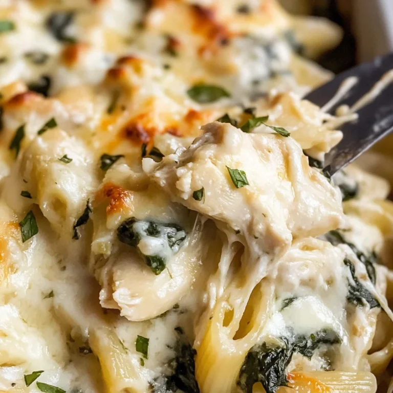 Spinach Artichoke Chicken Casserole
