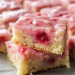 Strawberry Lemon Blondies