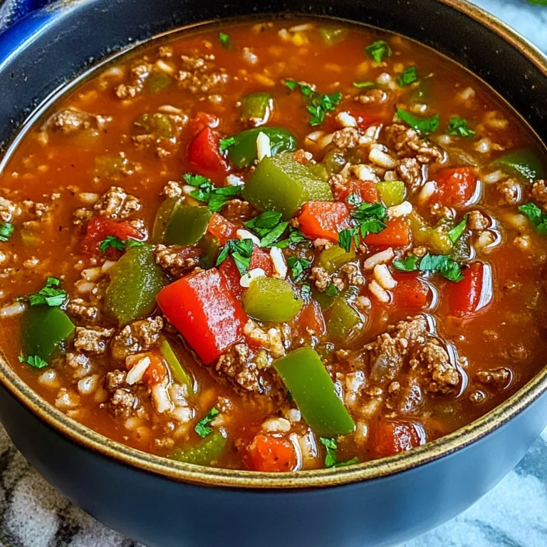 Stuffed Pepper Soup