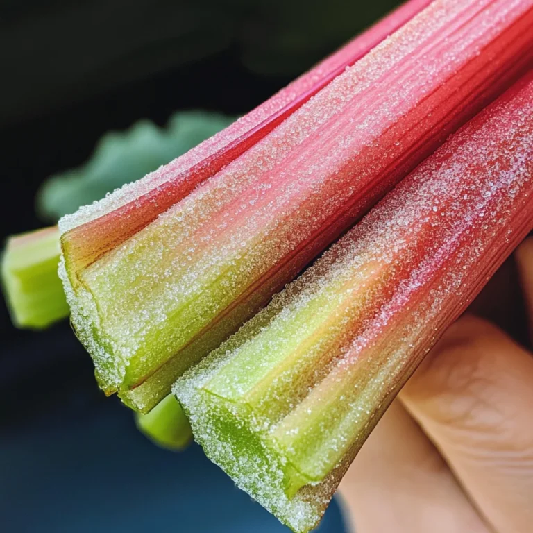 Sugar Rhubarb