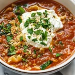 Vegetarian Lasagna Soup
