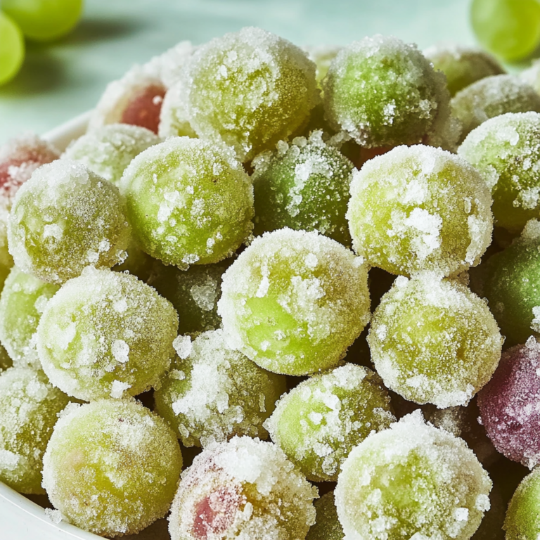 3-Ingredient Frozen Candied Grapes