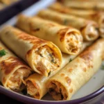 Baked Chicken Taquitos