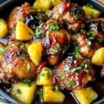 Blackstone Pineapple Chicken