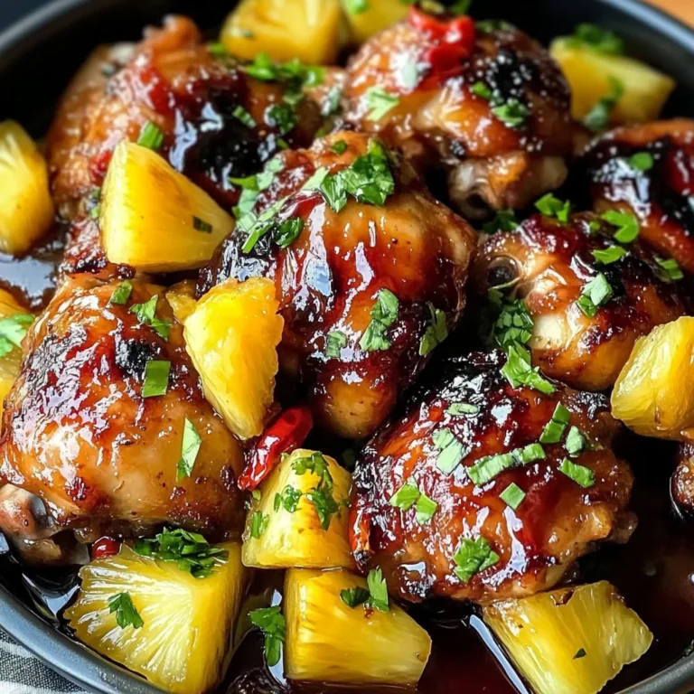 Blackstone Pineapple Chicken