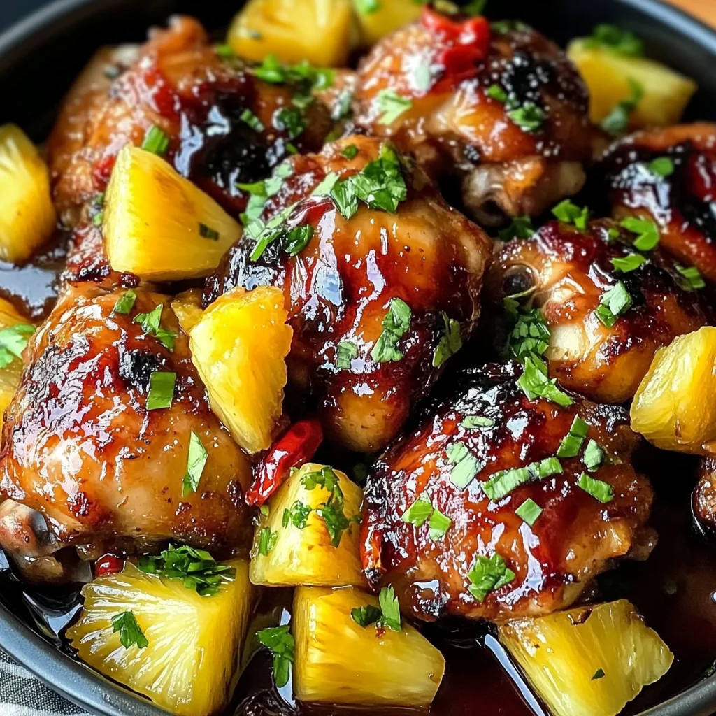 Blackstone Pineapple Chicken