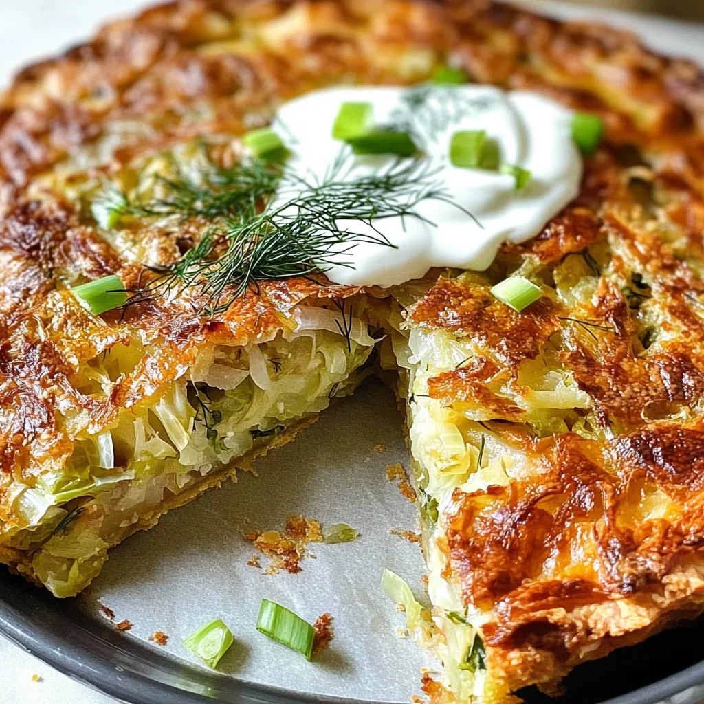 Cabbage Pie Recipe