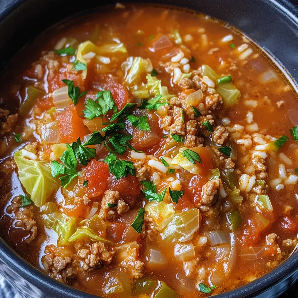 Cabbage Roll Soup Recipe