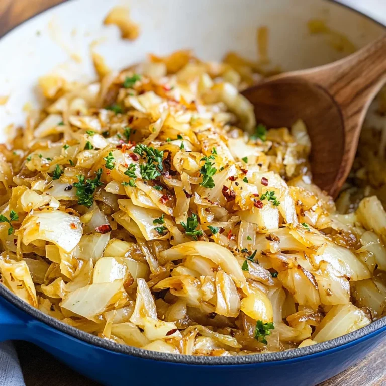 Caramelized Cabbage and Onions