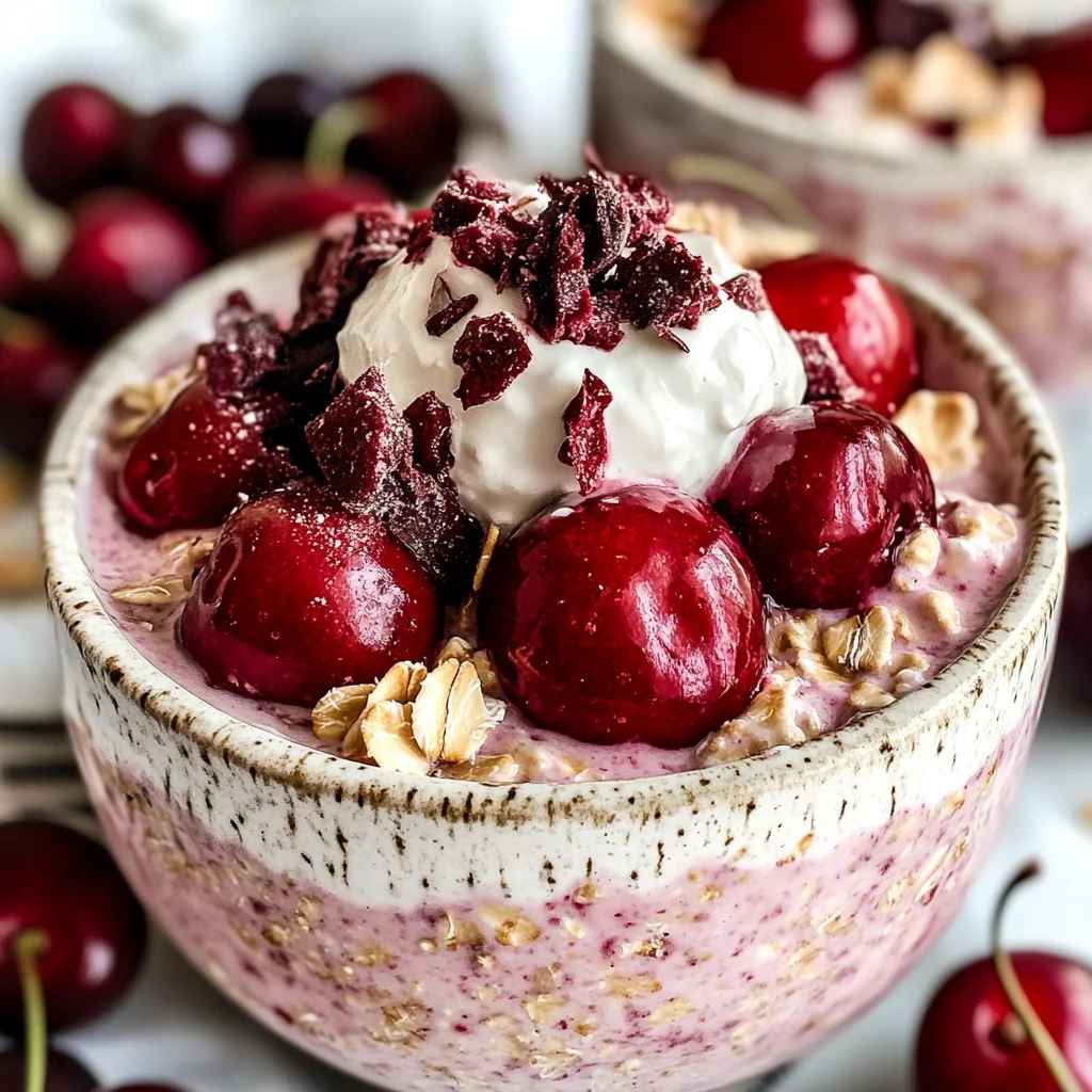 Cherry Overnight Oats