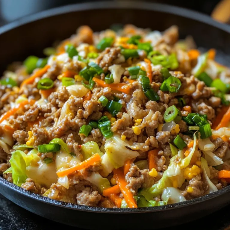 Egg Roll in a Bowl (One-Skillet, Keto)