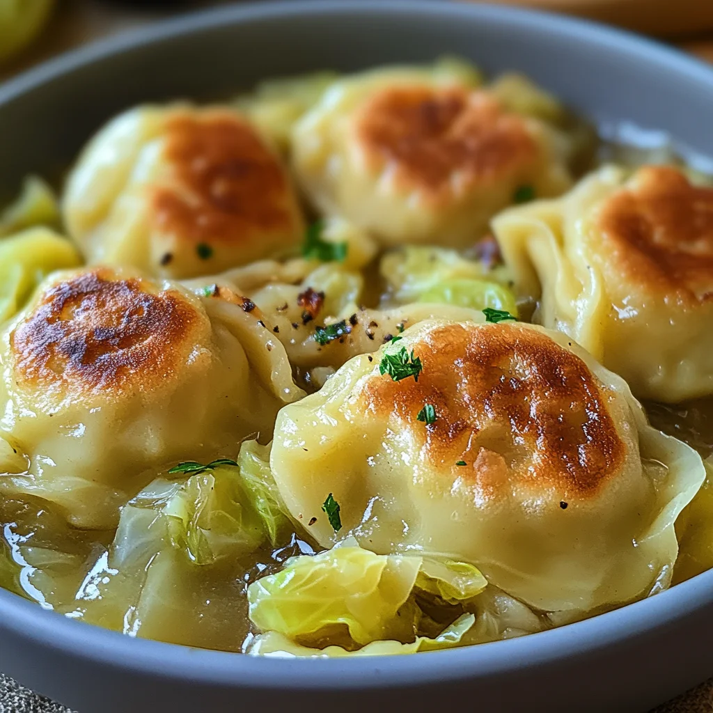 German Cabbage Dumpling Supper