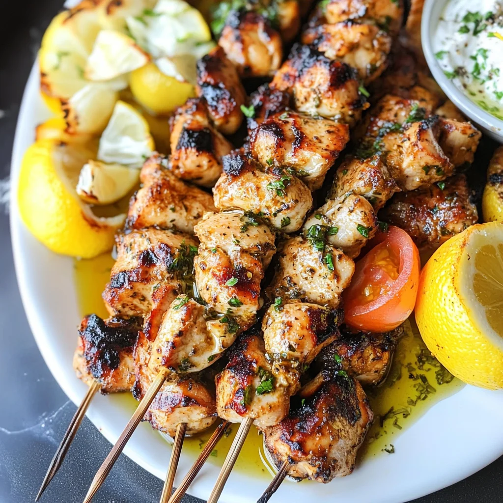 Greek Chicken Kabobs