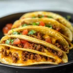Ground Beef Baked Tacos