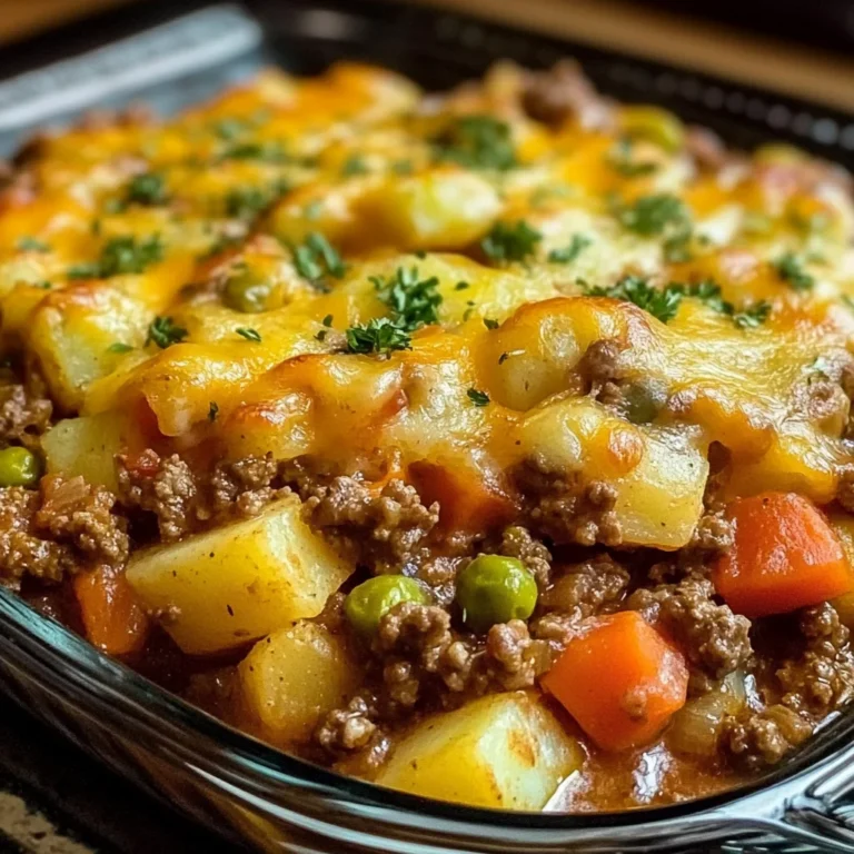 Hobo Casserole Ground Beef Loaded with Flavor