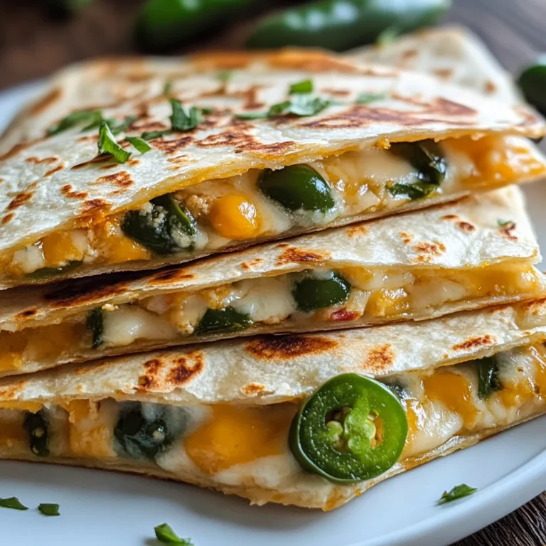 Jalapeno Popper Quesadillas