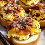 Make-Ahead Bagel Breakfast Sliders