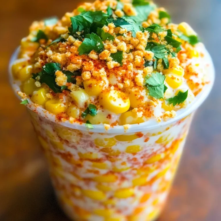 Mexican Corn in a Cup