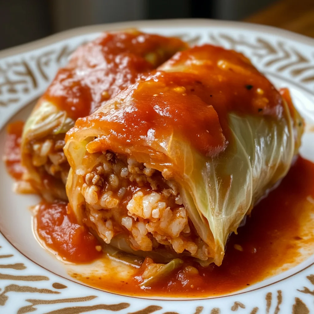 Mom's Stuffed Cabbage Roll Recipe