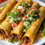 Oven Baked Beef Taquitos