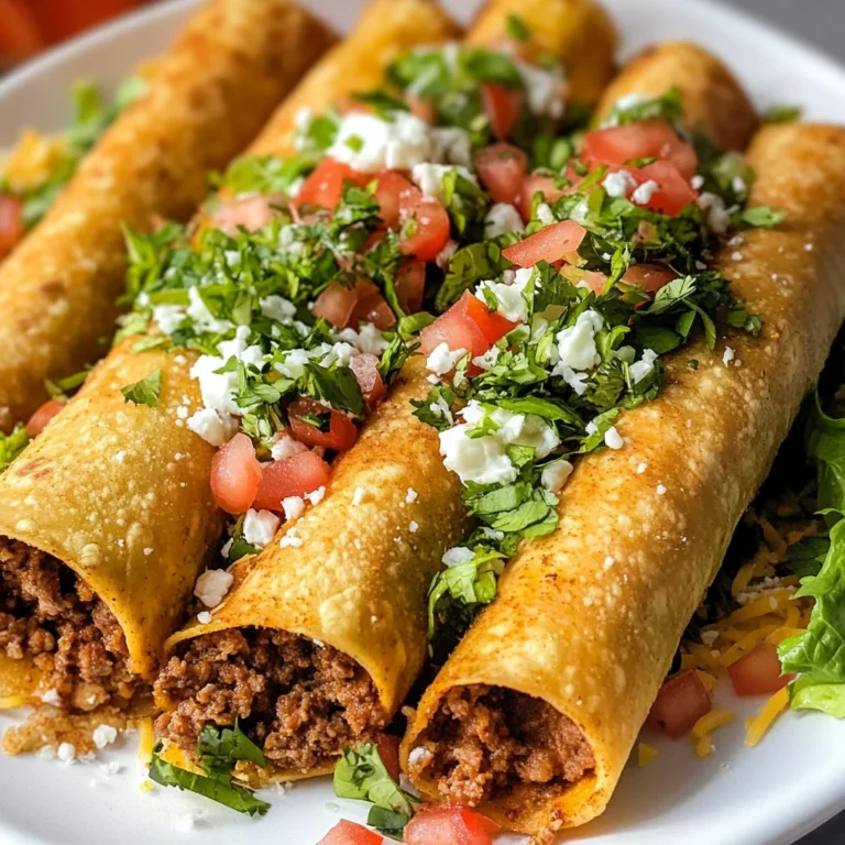 Oven Baked Beef Taquitos