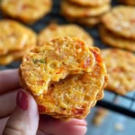 Pimento Cheese Crackers (Baked and Air Fryer Method)