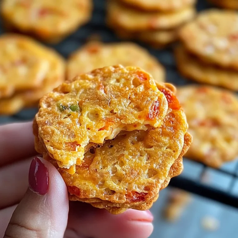 Pimento Cheese Crackers (Baked and Air Fryer Method)