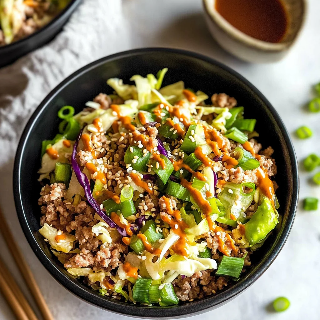 Quick + Easy Egg Roll In A Bowl