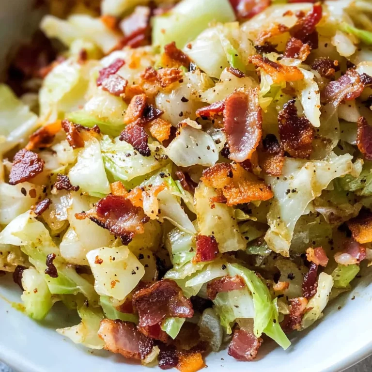 Southern Fried Cabbage with Bacon