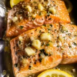 Baked Lemon Garlic Butter Salmon