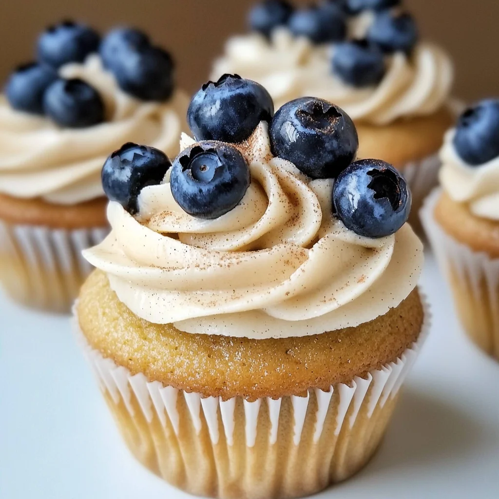 Blueberry French Toast Cupcakes