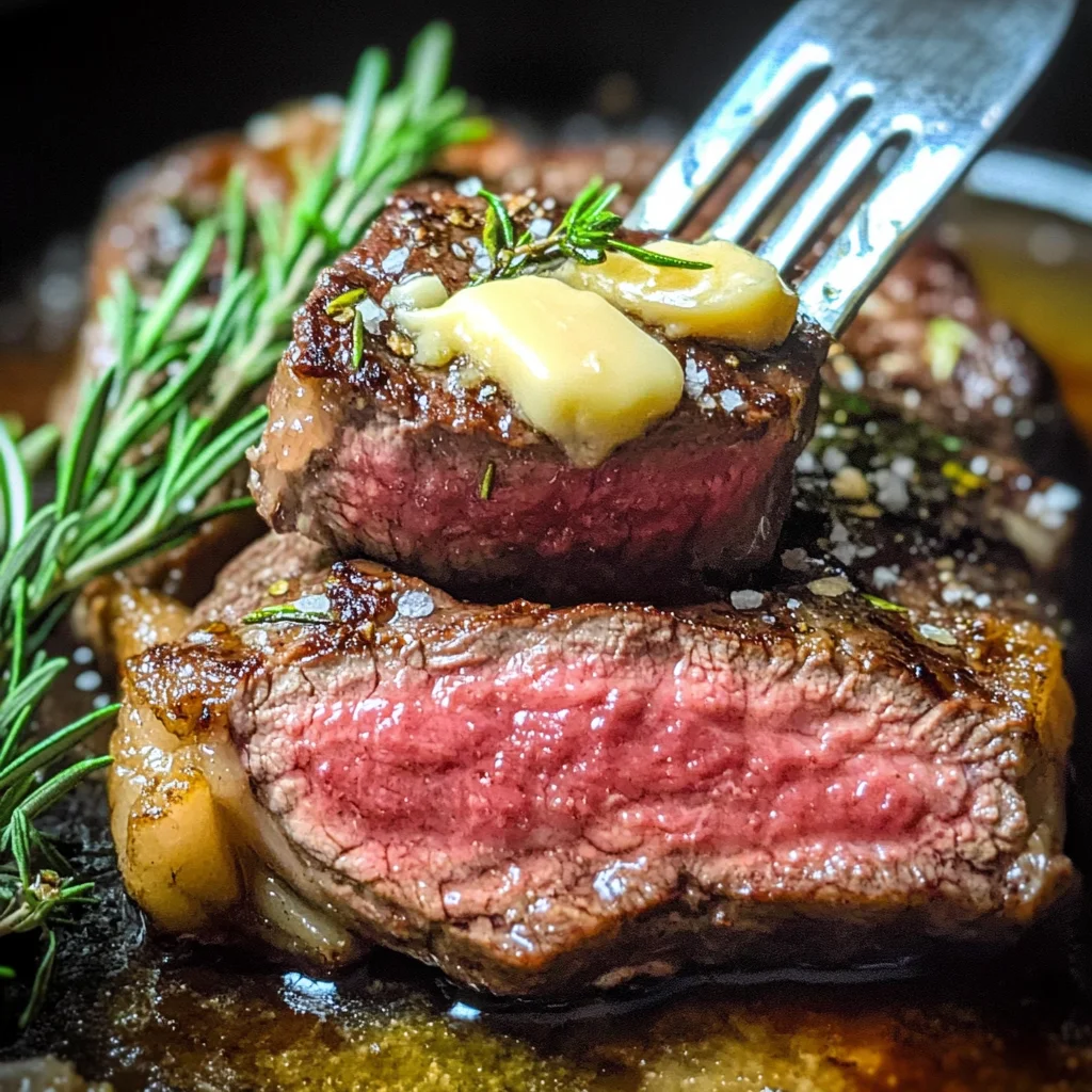 Cast Iron Ribeye Steak