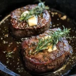 Cooking Filet Mignon in Cast Iron Pan