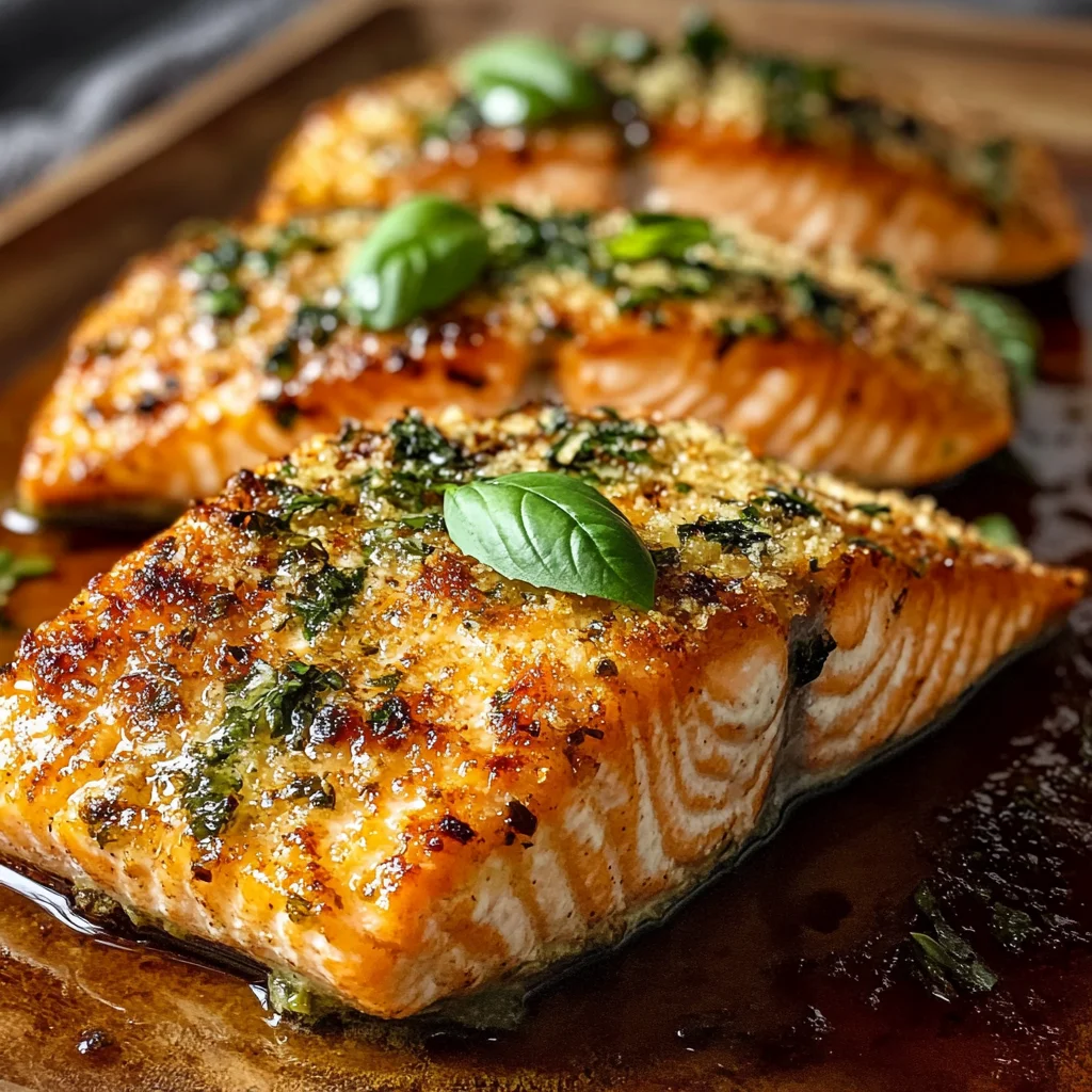 Parmesan-basil Air Fryer Salmon