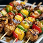 Savor the Flavor with Grilled Pineapple Chicken Kabobs Recipe
