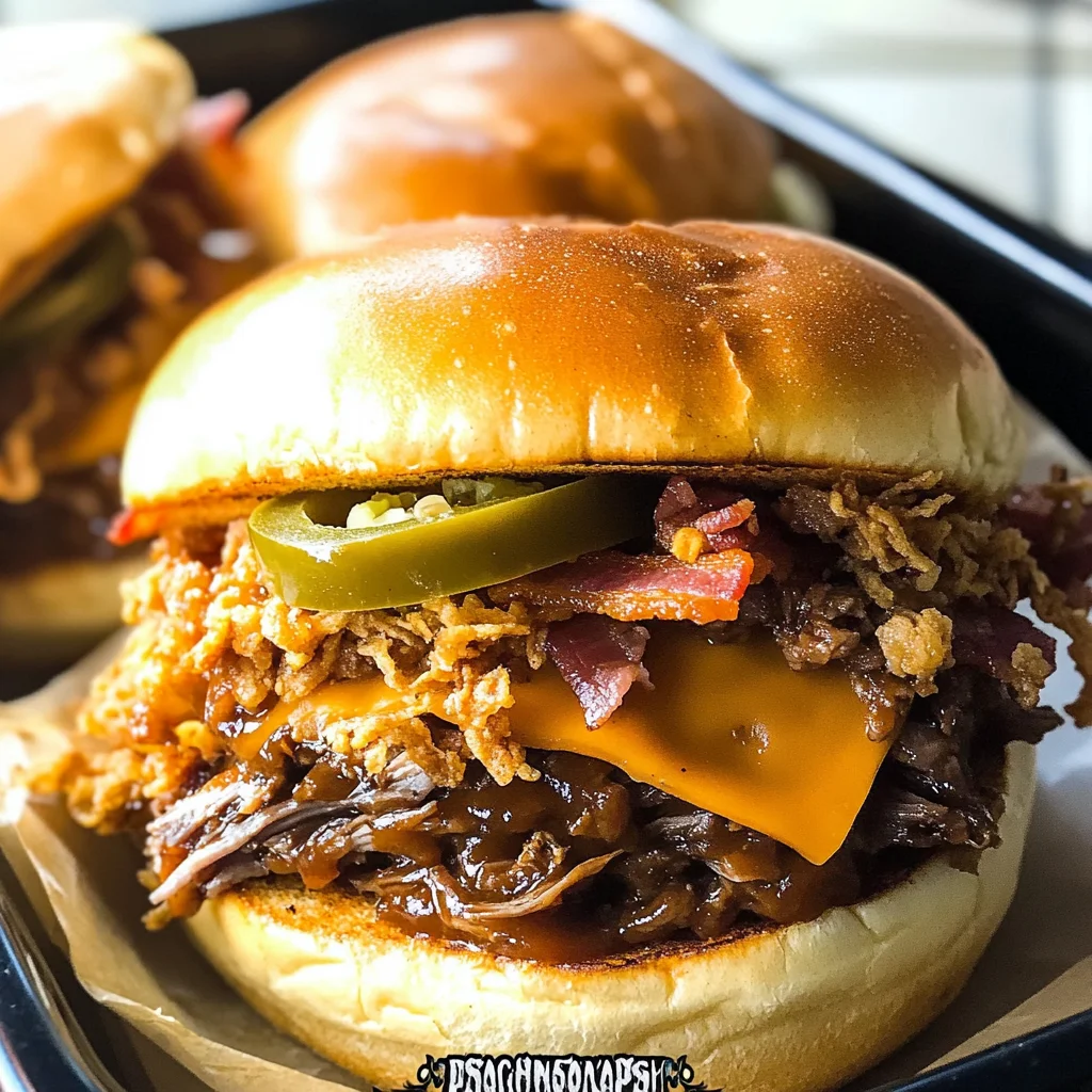 Slow Cooker Cowboy Sandwiches