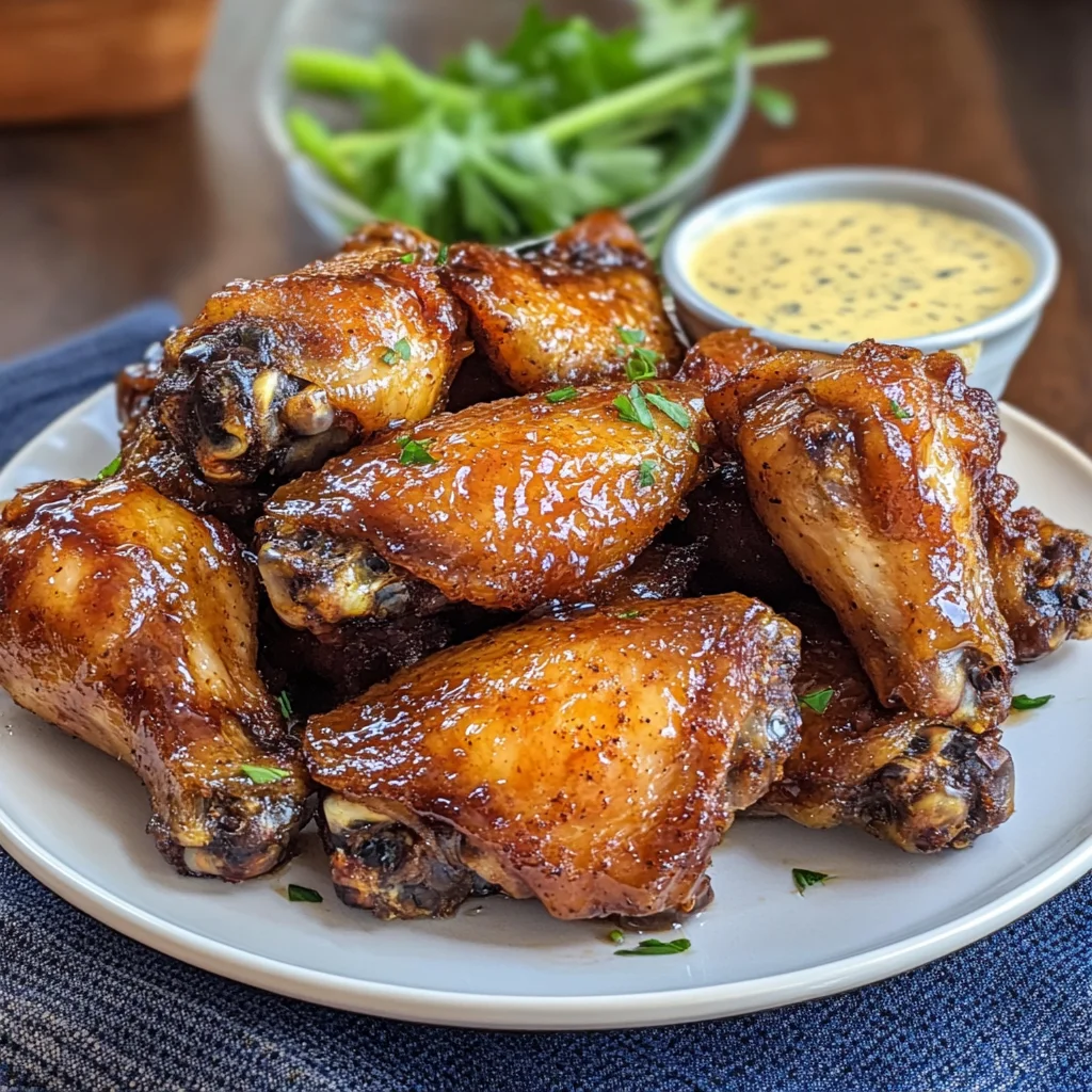 Smoked Honey Old Bay Wings