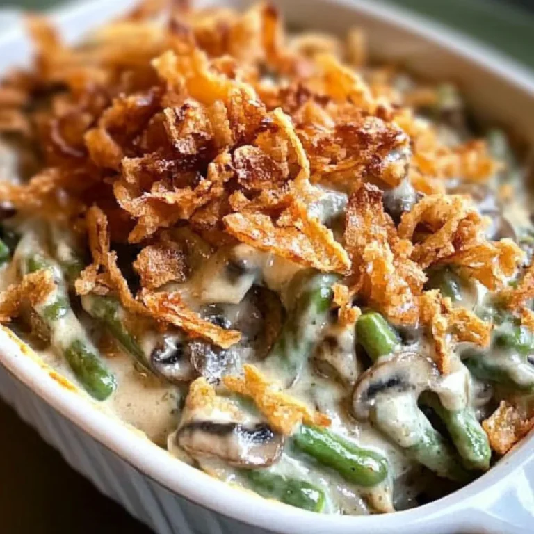 Ultimate Green Bean Casserole: An Amazing Recipe for 6 Servings