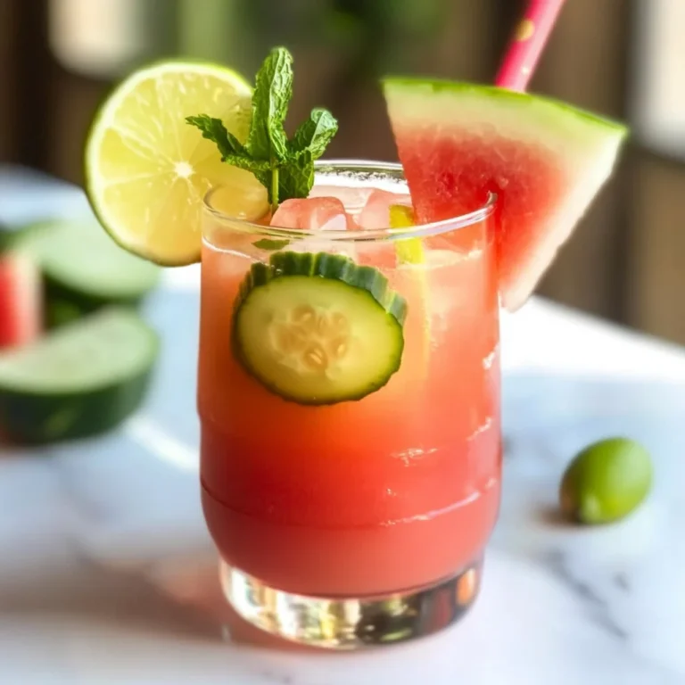 Watermelon Cucumber Lemonade